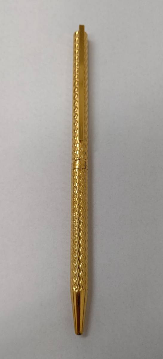 ★未使用品★ 　S.T.Dupont デュポン ボールペン ゴールド ツイスト 53KEU99 MADE IN FRANCE