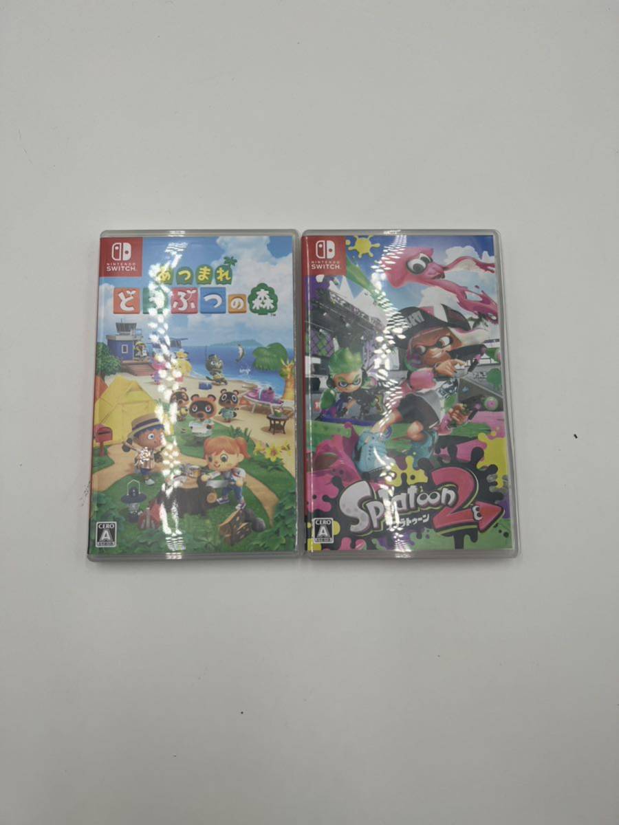 ○ Nintendo Switch ニンテンドースイッチ Switchソフト あつまれどうぶつの森 スプラトゥーン2 セット