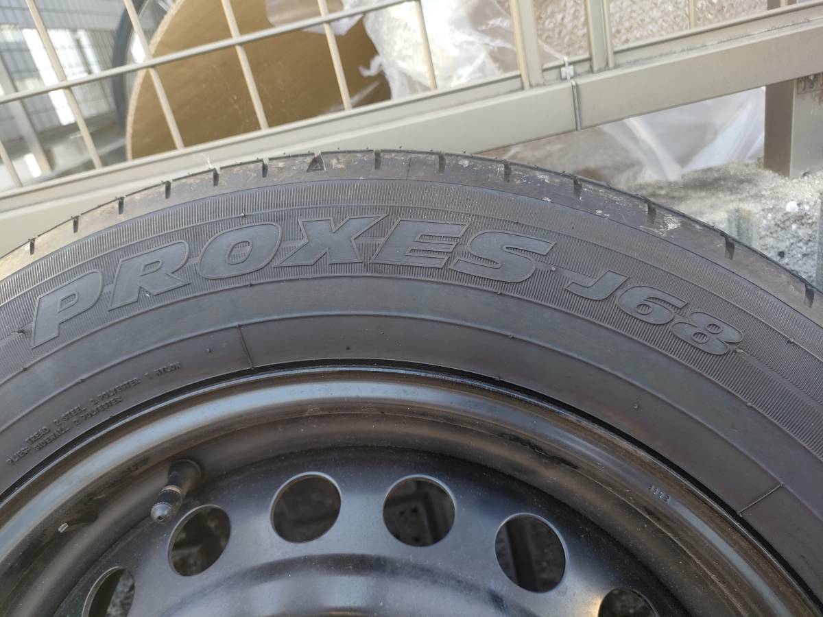 ☆走行200km以下☆ トヨタ ノア 90系 純正 タイヤ スチールホイール 