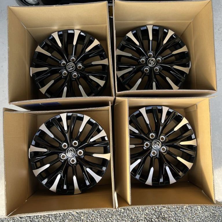 新品未使用　40系 アルファード エグゼクティブラウンジ メーカーOP 19インチ 7.0J +40 5H 120 ホイール　4本セット 純正　ヴェルファイア