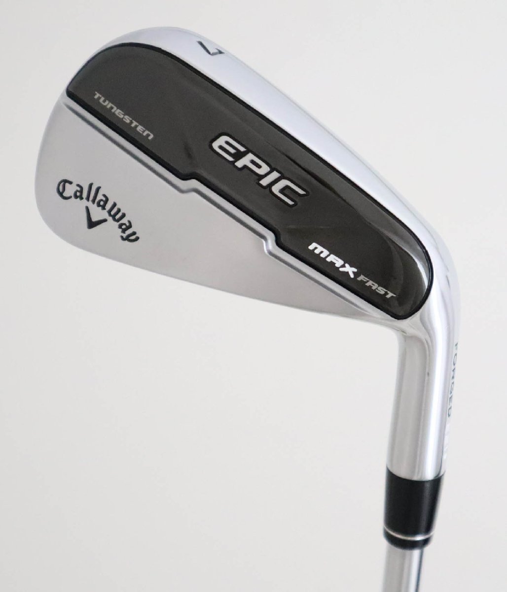 ●新品同様！2021年8月発売モデル！キャロウェイ★EPIC MAX FAST アイアン　単品＃7 N.S.PRO Zelos7スチール　S★日本仕様　(54691