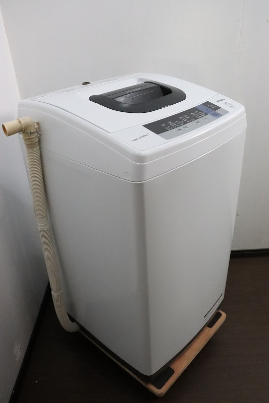 P1320 HITACHI/日立 全自動電気洗濯機 NW-50C 18年製 5.0kg 122L 