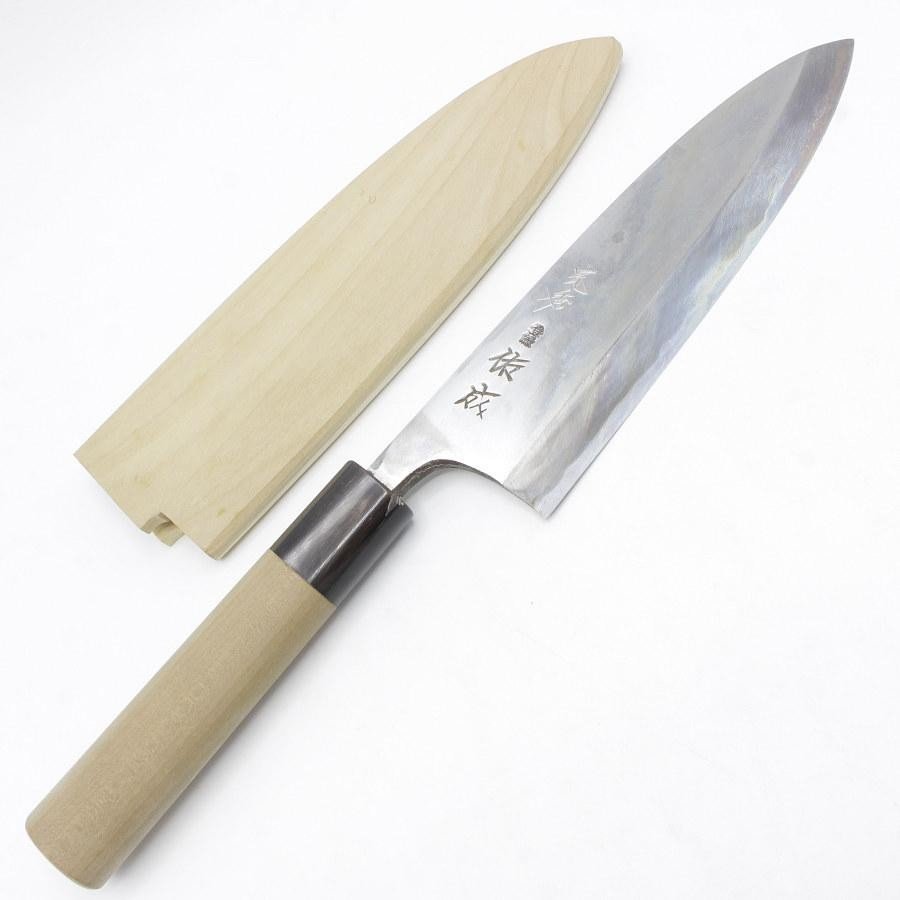 龍徳作 八角柄 和包丁 出刃 150mm 仙助 出刃包丁 モリブデン鋼
