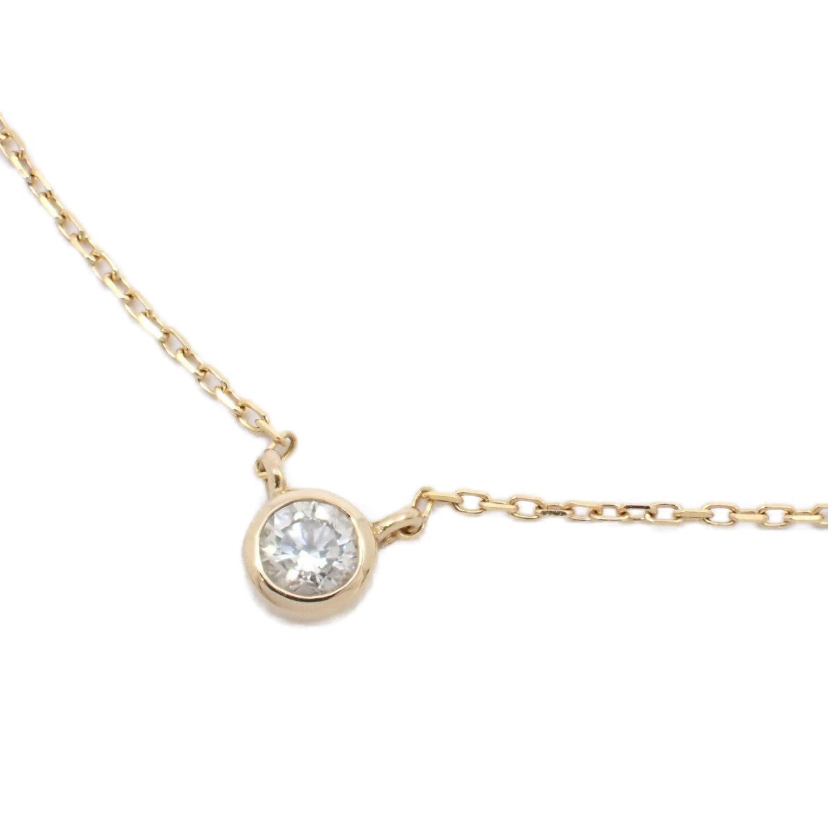 ete エテ ネックレス K18PG/ダイヤモンド0.06ct【いおき質店】 【公式 