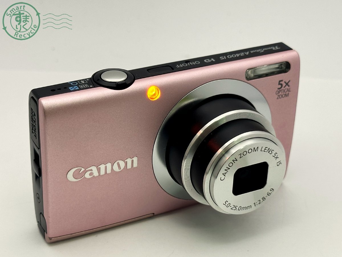 09513391 ▽Canon キヤノン PowerShot A2400IS ピンク デジカメ 
