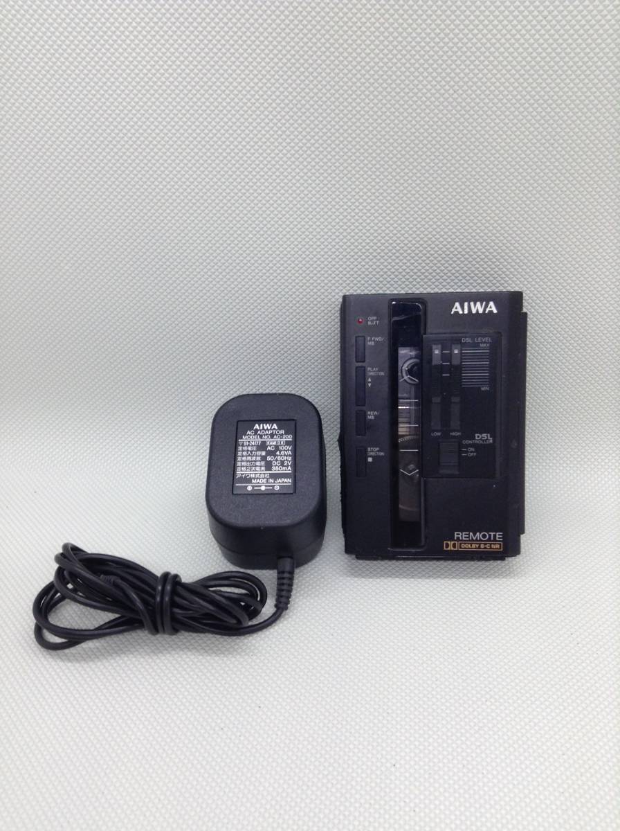 U607○AIWA アイワ ポータブルカセットプレーヤー カセット