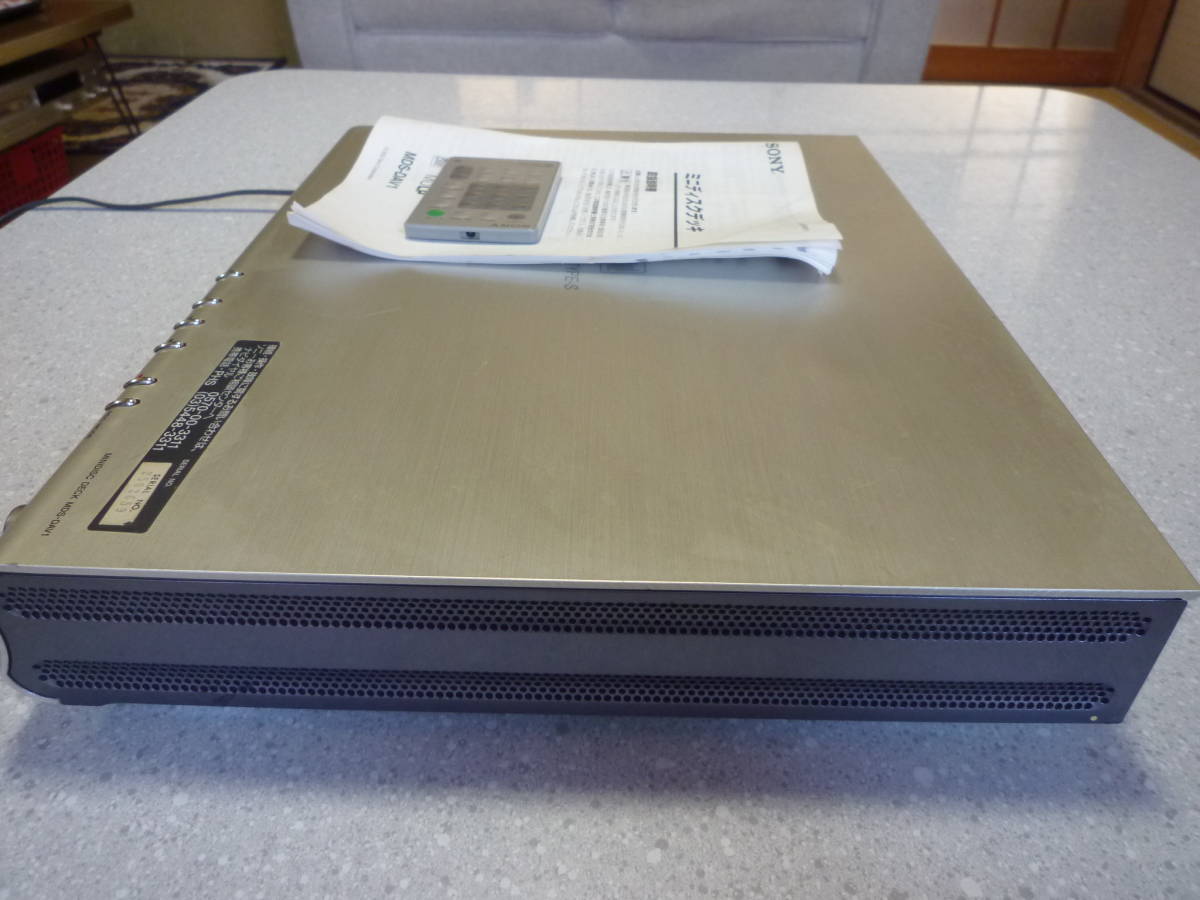 SONY MDS-DAV1 MDレコーダー ソニー MDデッキ SONY MDS-DAV1 ソニー