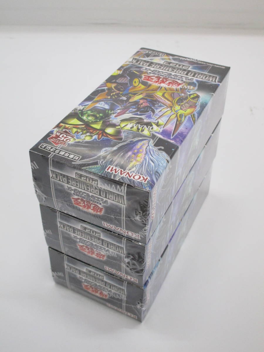 K0926-2Y⁄ 未開封 遊戯王 ワールド プレミア パック 2023 3BOXセット②