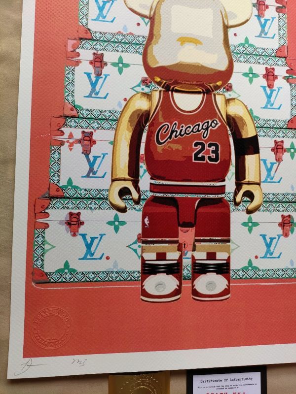 ベアブリック ジョーダン 23番 赤金 （新品BE@RBRICK Michael Jordan 