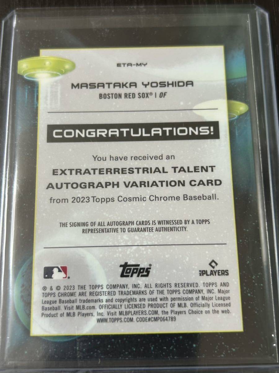 2023 TOPPS COSMIC CHROME Rookie Auto MASATAKA YOSHIDA 吉田正尚