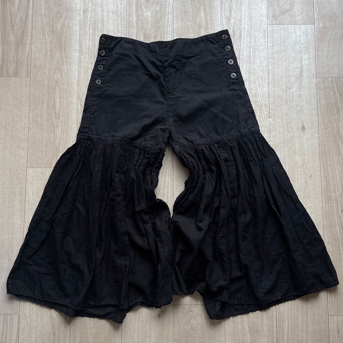希少 KAPITAL docking gather flare pants キャピタル ドッキング ギャザー フレアパンツ Archive Collection 90s 00s Rare