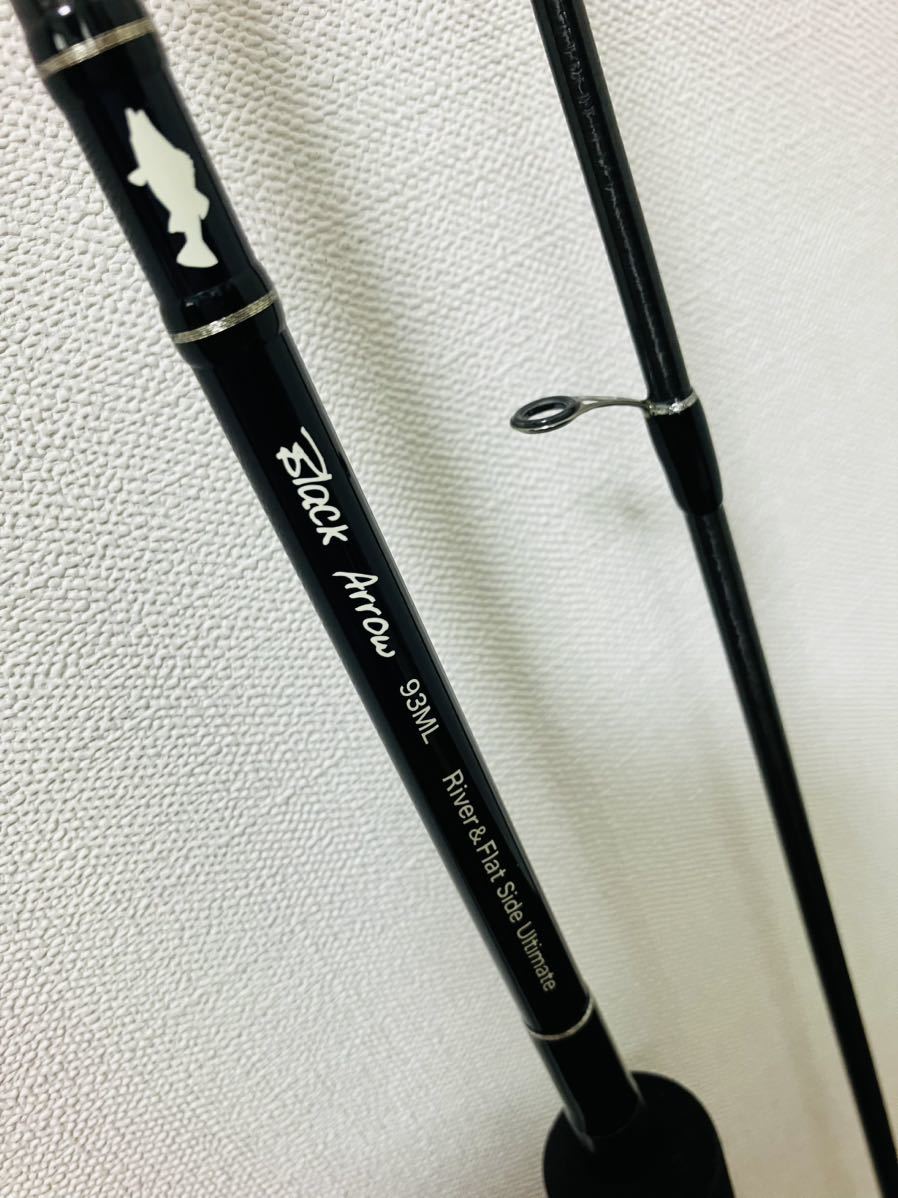 【美品】エイムス ブラックアロー 93ML River&Flat Side Ultimate シーバスロッド
