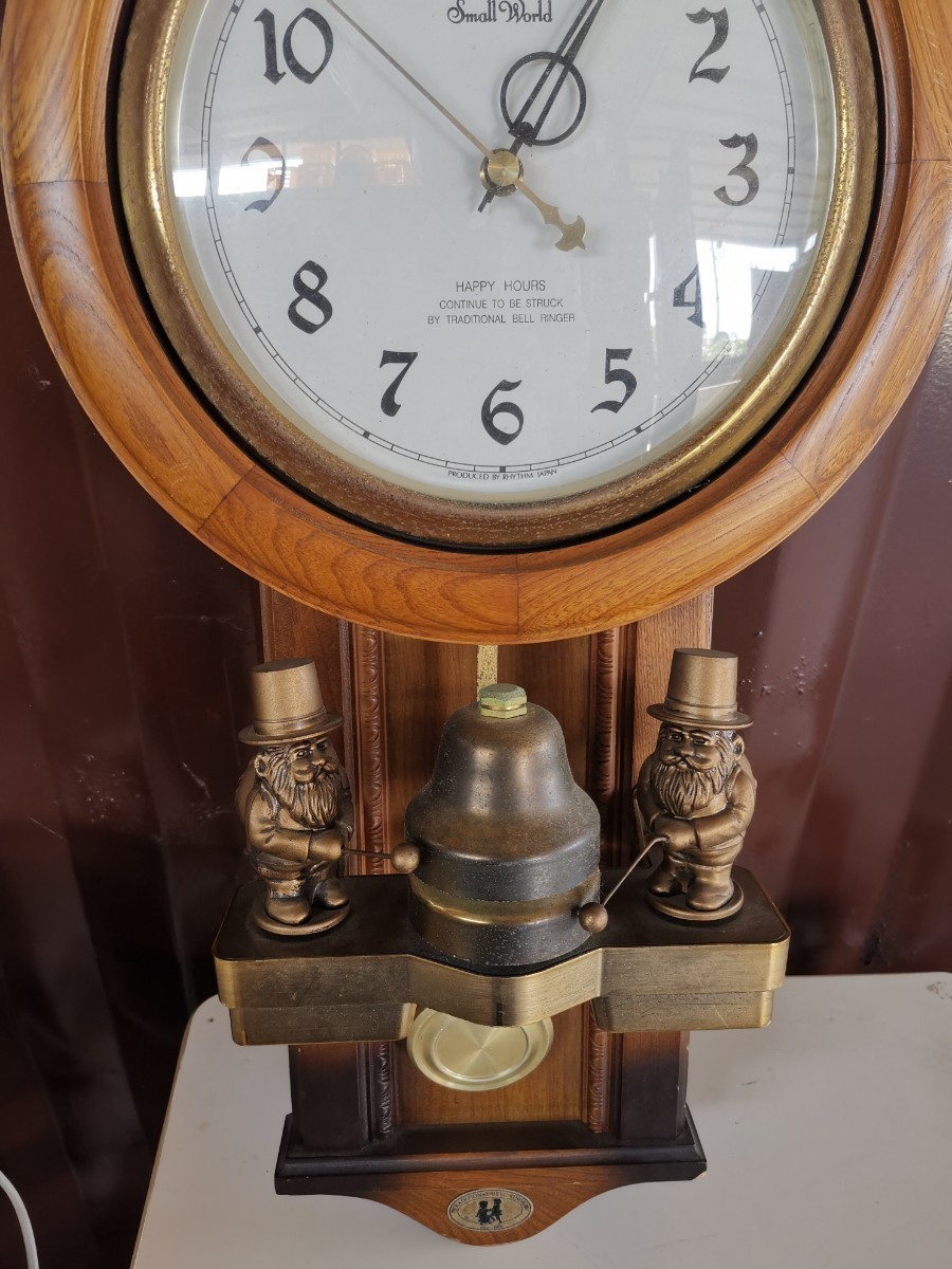 small world リズム時計工業 スモールワールド 振り子時計