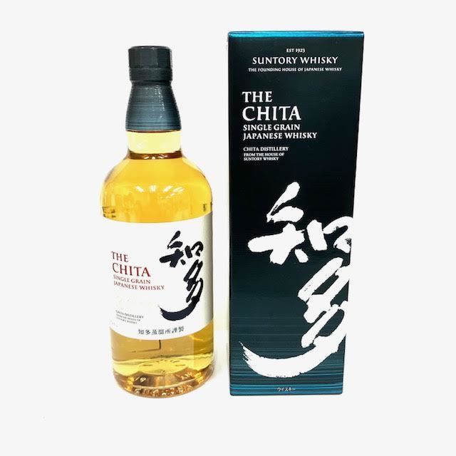 仙105【未開栓/古酒】サントリー 知多 シングルグレーン ウイスキー 700ml 43％ SUNTORY THE CHITA SINGLE GRAIN 知多蒸留所謹製 箱付き