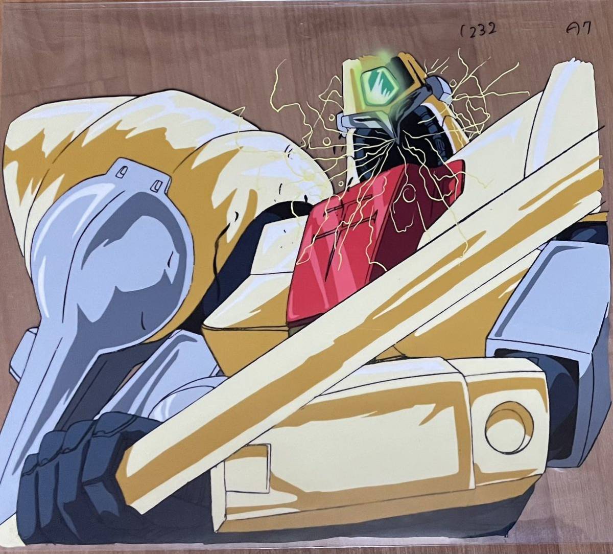 重戦記エルガイム セル画　最終話　オリジナル・オージェ 