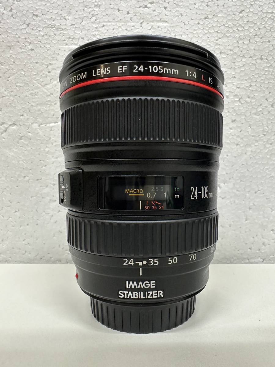 C-19954】Canon ZOOM LENS EF 24-105mm 1:4L IS USM ズームレンズ 動作
