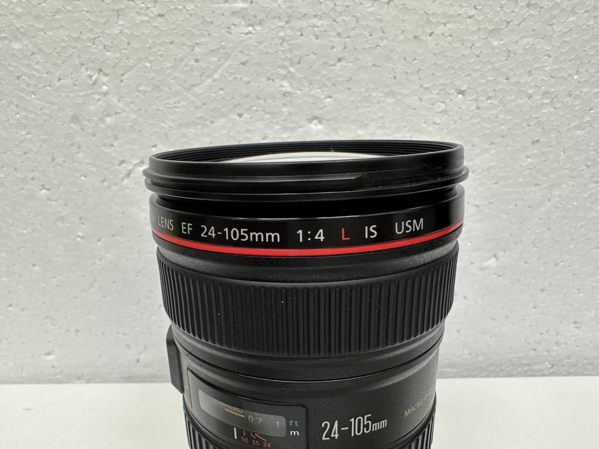 C-19954】Canon ZOOM LENS EF 24-105mm 1:4L IS USM ズームレンズ 動作