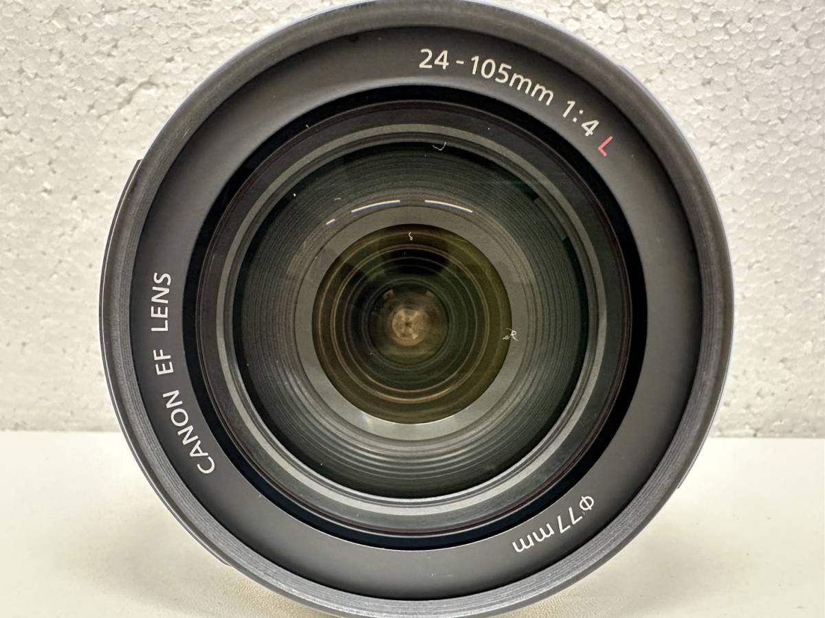 C-19954】Canon ZOOM LENS EF 24-105mm 1:4L IS USM ズームレンズ 動作