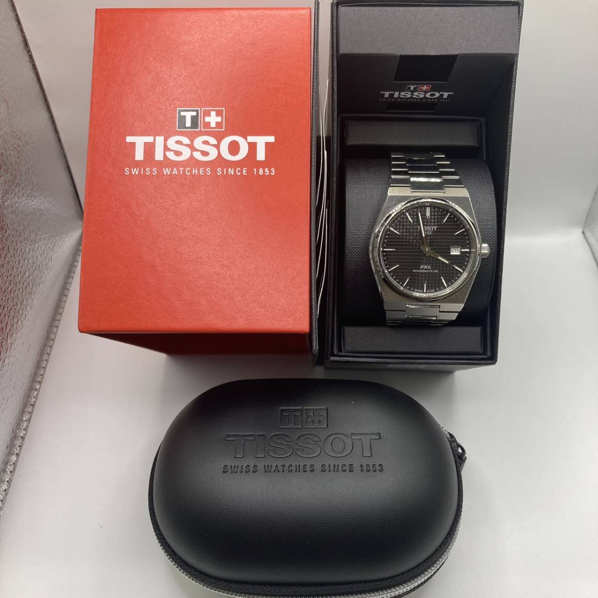 9480 【保証期間内！稼働美品】 ティソ T137407A PRX パワーマチック 
