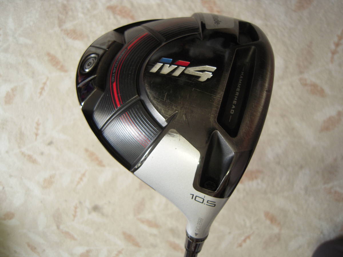 TaylorMade M4 ドライバー ヘッド 10.5度 ヘッドカバー付 テイラーメイド・M4・ドライバーW1（SR）10.5度・ヘッドカバー付き