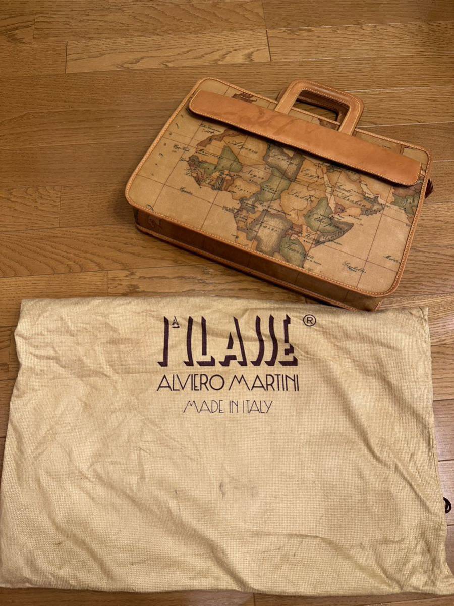 PRIMA CLASSE プリマクラッセ ブリーフケース PVC レザー 保存袋付き