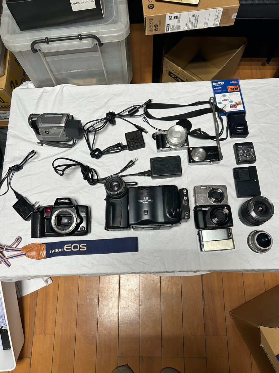 カメラまとめ)キャノン、シャープ、Panasonic、ソニー、CASIO富士