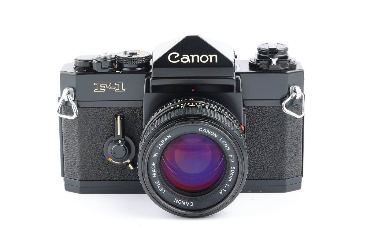 高品質，定番 02475cmrk Canon F-1 + New FD 50mm F1.4 MF一眼レフカメラ フイルムカメラ 標準レンズ(キヤノン)｜売買されたオークション情報、yahooの商品情報をアーカイブ公開 - オークファン マニュアルフォーカス