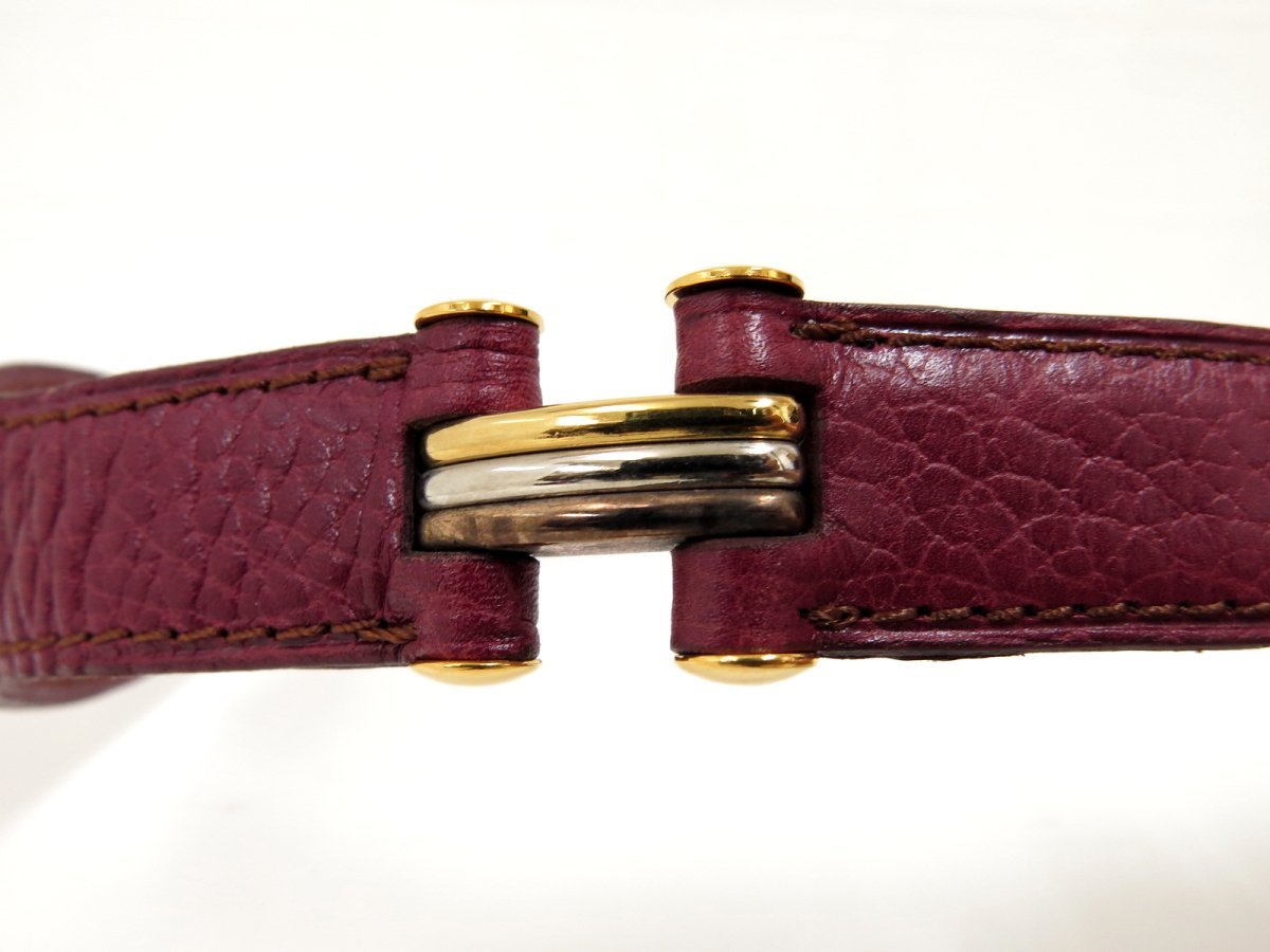 ◇美品◇Cartier カルティエ◇マスト◇カーフ レザー 本革◇ショルダー 