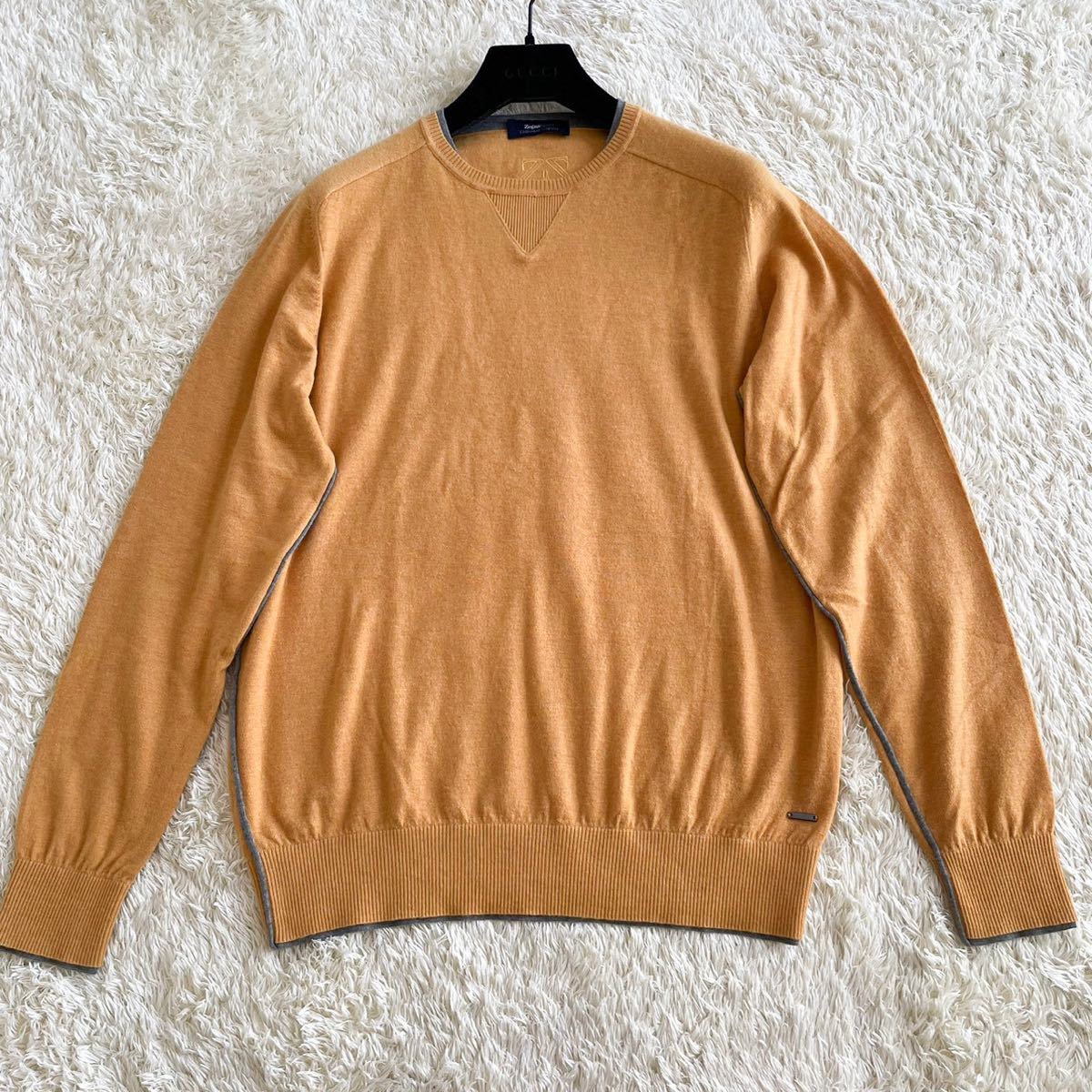 エルメネジルドゼニア Ermenegildo Zegna マスタードイエロー からし色 