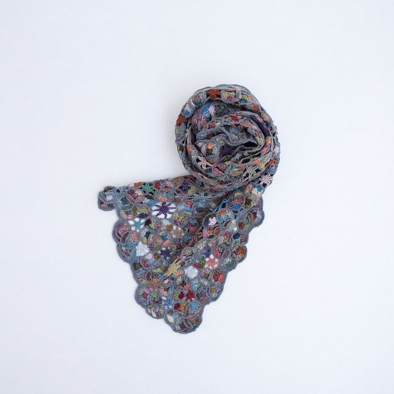 美品】ソフィーディガール sophie digard *ウールストール*モチーフ