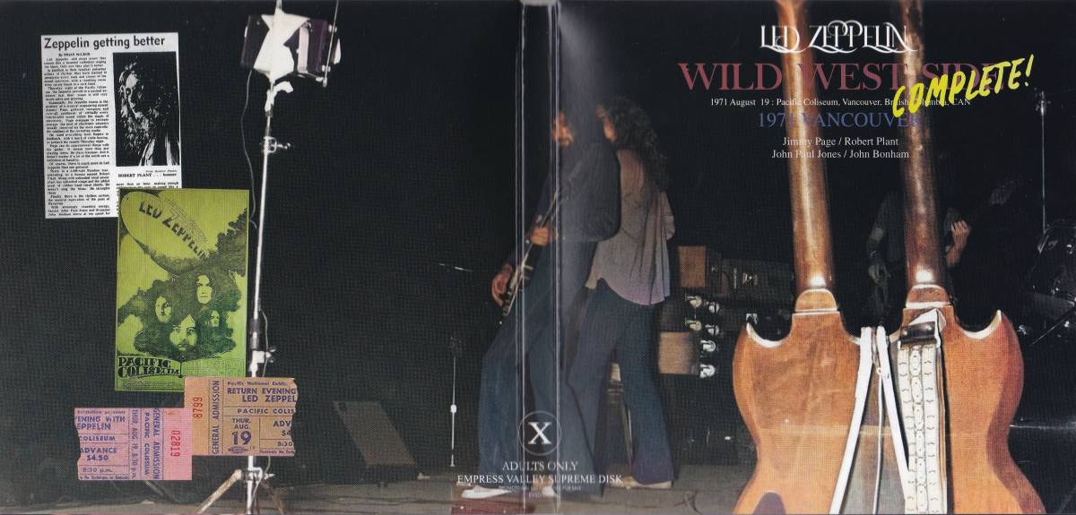 Led Zeppelin / ワイルド・サイドへ進め 完全版～WILD WEST SIDE 