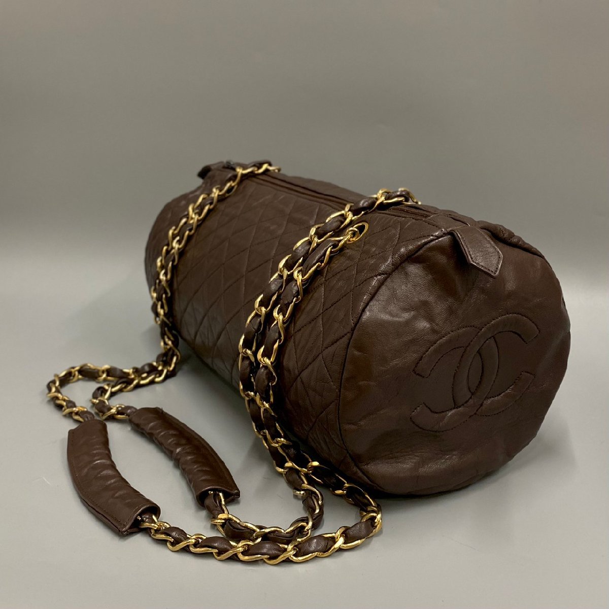 1円 極 美品 シール有 0番台 CHANEL シャネル マトラッセ ラムスキン 