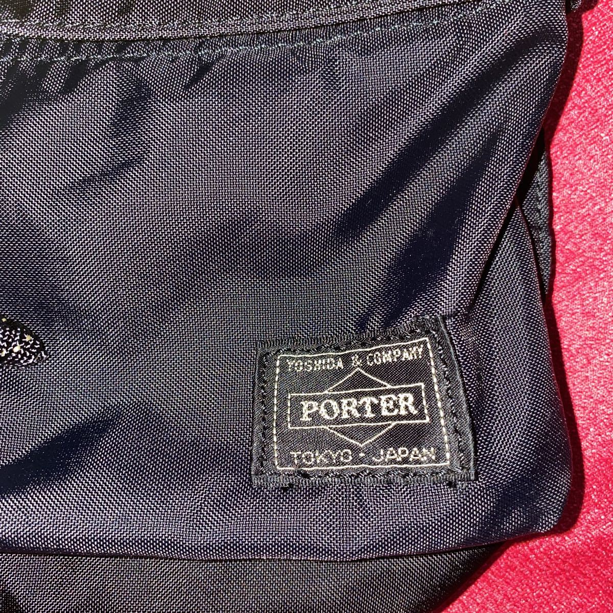 メンズ PORTER × HOBONICHI ショルダーバッグ 黒 美品