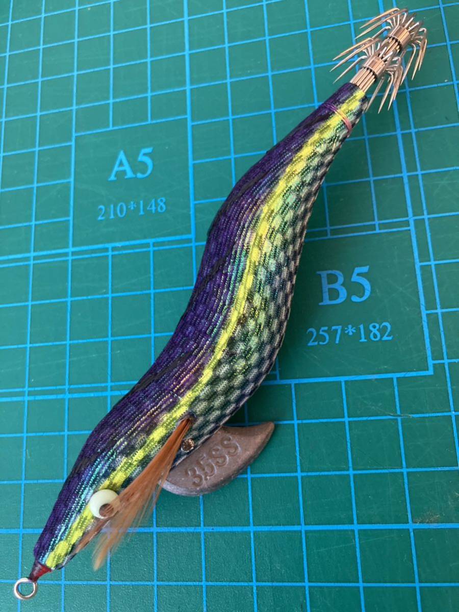 希少 レア 餌木猿 スーパーシャロー 3.5SS エギ 薄縹 うすはなだ  