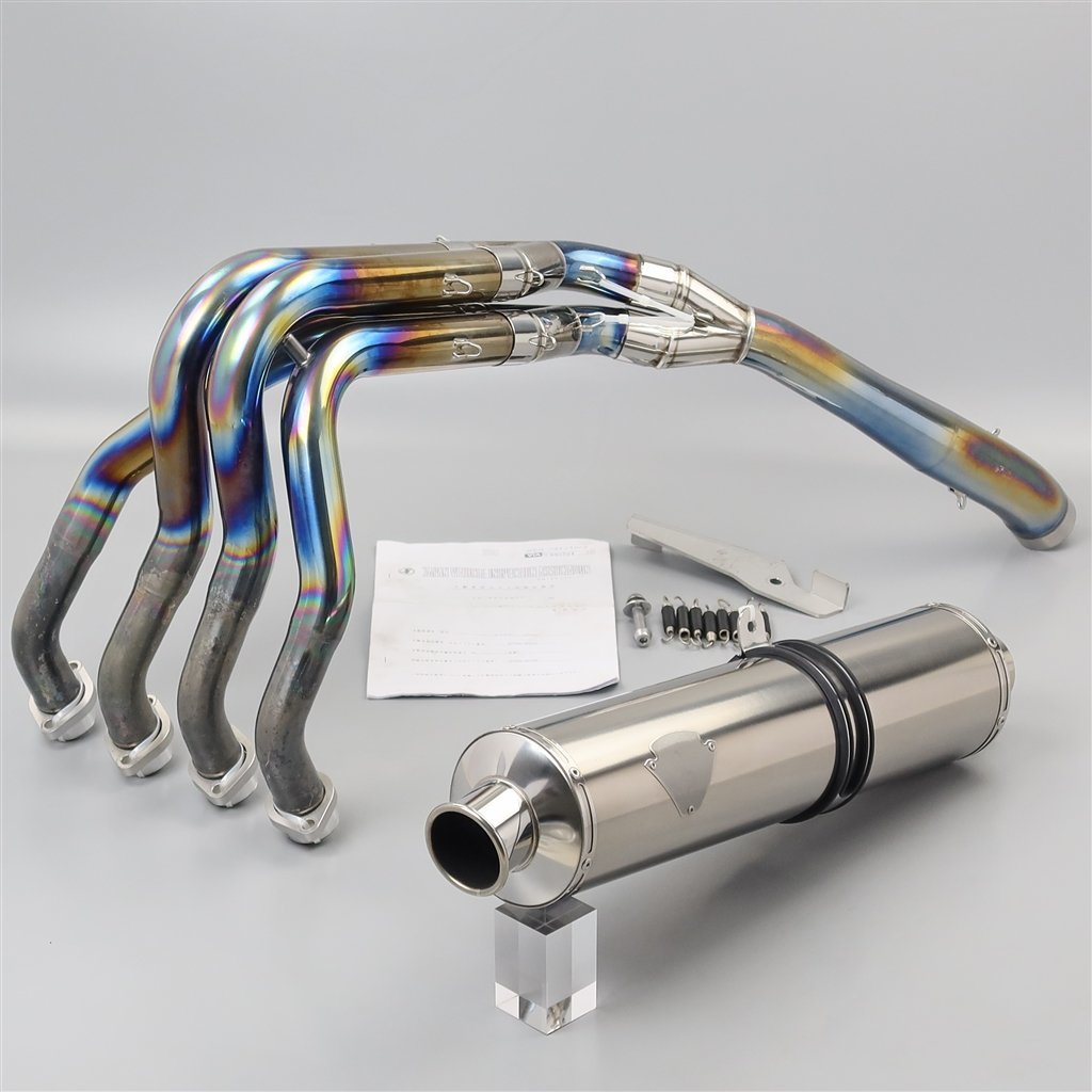 ★ZZR1400/'06-'07 アールズギア ソニック シングル チタン フルエキゾースト マフラー [A025/0111]