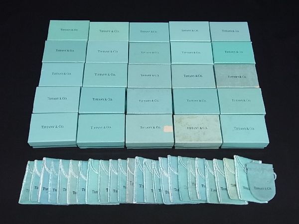 1円 □美品〜□ TIFFANY＆Co ティファニー ボックス 箱 巾着 保存袋