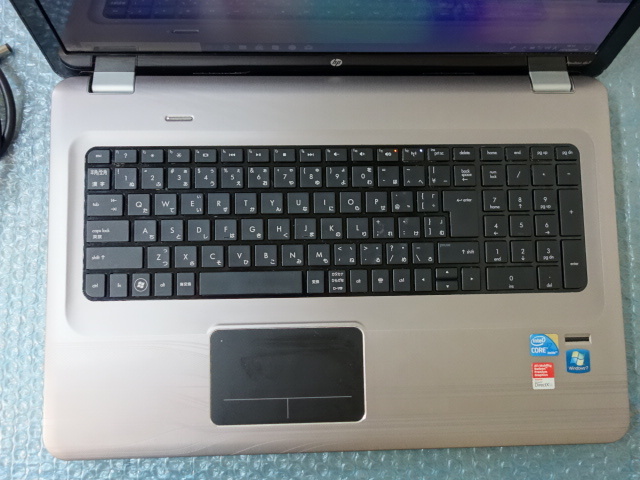 hp Pavilion dv7 17インチ i7-Q720 ジャンク扱い ,hpPaviliondv7です