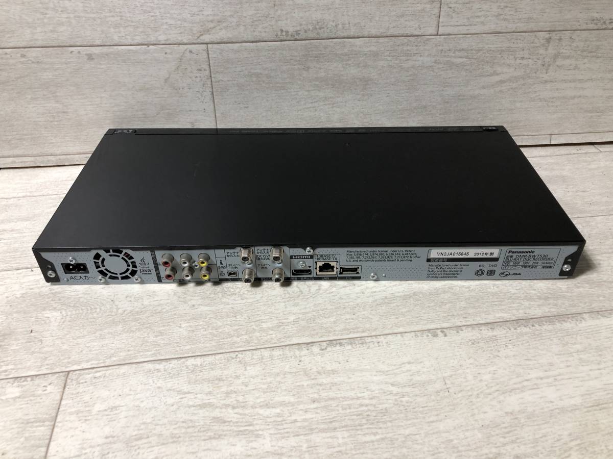 DMR-BWT530 (Panasonic製ブルーレイレコーダー)(中古) Panasonic ブルーレイレコーダー DMR-BWT530 パナソニック - メルカリ