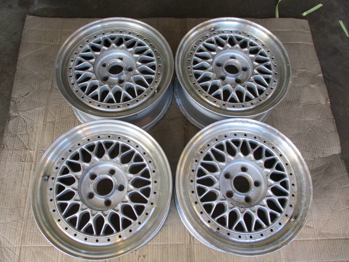 15インチ BBS RS042 6.5J PCD100 - 5H Yahoo!オークション 4穴 RS 深リム 2