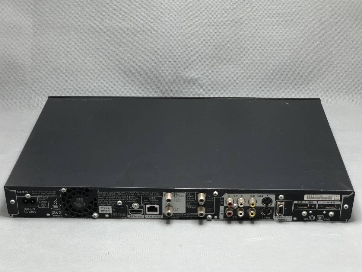 ソニー 【1TB/2番組】BDZ-AT950W BD/HDDレコーダー≪動作品≫H-15639