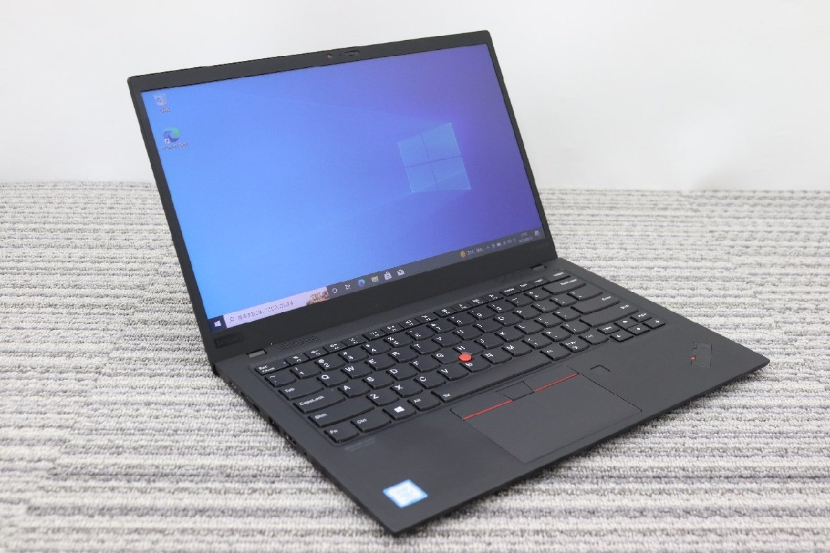N1004【i7第8世代】lenovo / ThinkPad X1Carbon 7th / CPU：core i7-8565U@1.80GHz/メモリ：16GB /SSD：512GB / Windows10 Pro