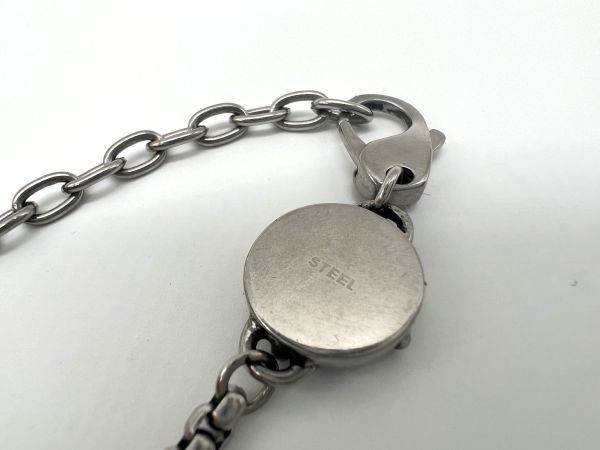 DIESEL ディーゼル ダブルリング ネックレス ペンダント ブラック