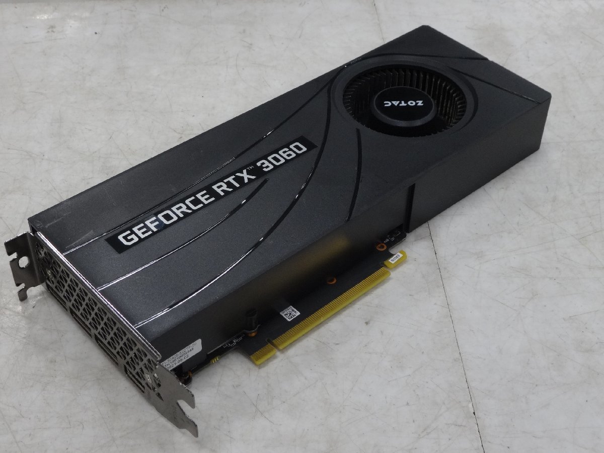 グラフィックボード ZOTAC GeForce RTX3060 12GB ジャンク P64369