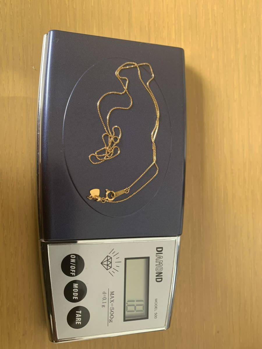 18金 1.8g ネックレス