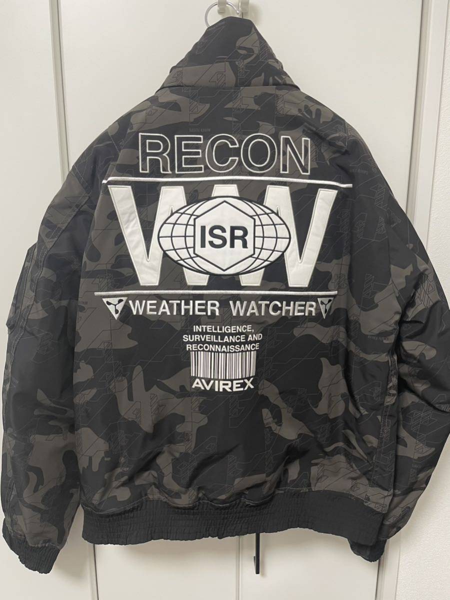 AVIREX XLサイズ フライトジャケット ダウンジャケット MA-1 RECON