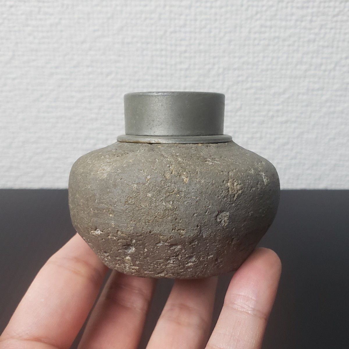 煎茶道具 古錫 点銅款 茶壷 茶心壷 約278g M R4678 【公式通販】