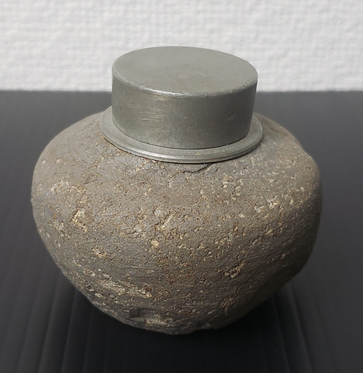 煎茶道具 茶壺 古錫 茶入 茶道具 錫製 茶壷 茶心壺 錫 茶筒 星山武