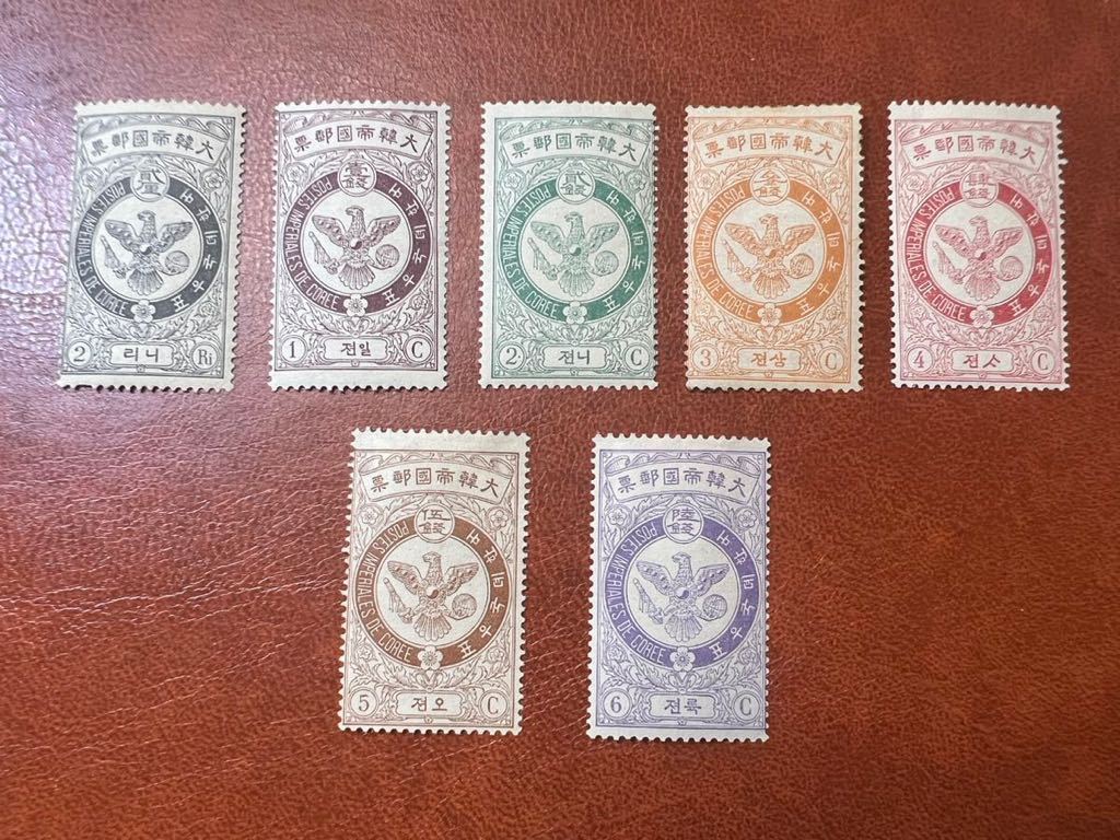 【旧韓国 鷹未使用!】鷹切手未使用ロット 低額2r-6ch 美麗