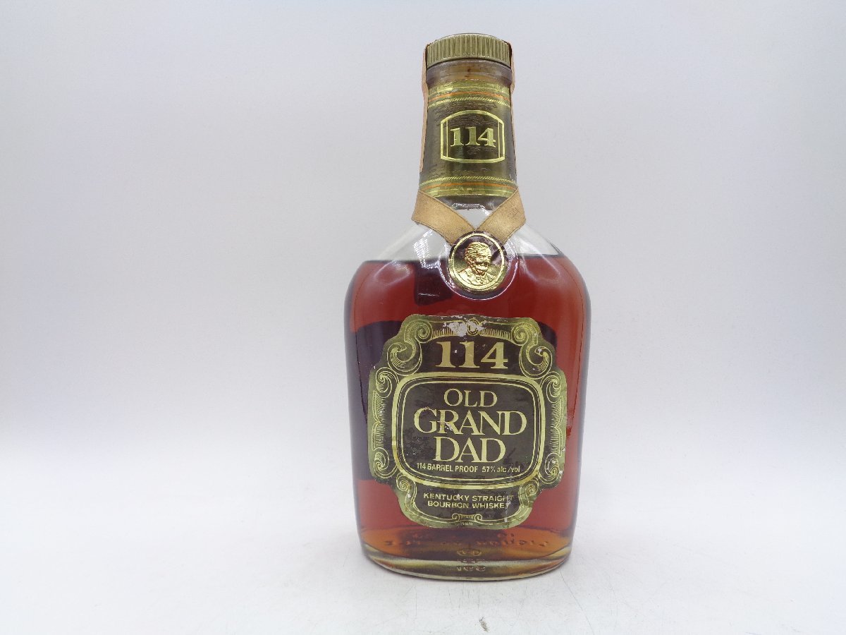OLD GRAND DAD 114 オールド グランダッド 114 ウイスキー バーボン 旧 未開封 古酒 750ml 57％ X238010