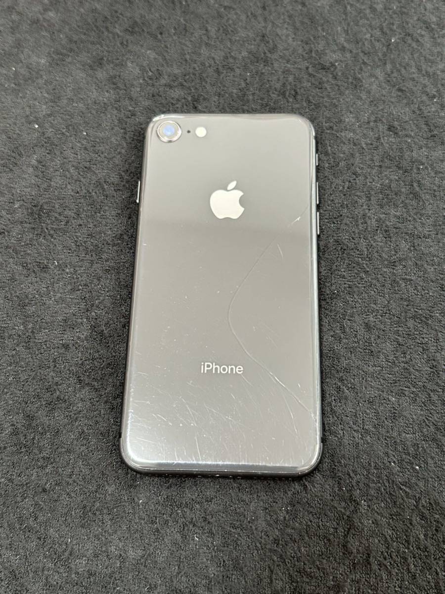 iPhone 8 64GB スペースグレー simフリー 判定○ ジャンク 64GB 0 SIM